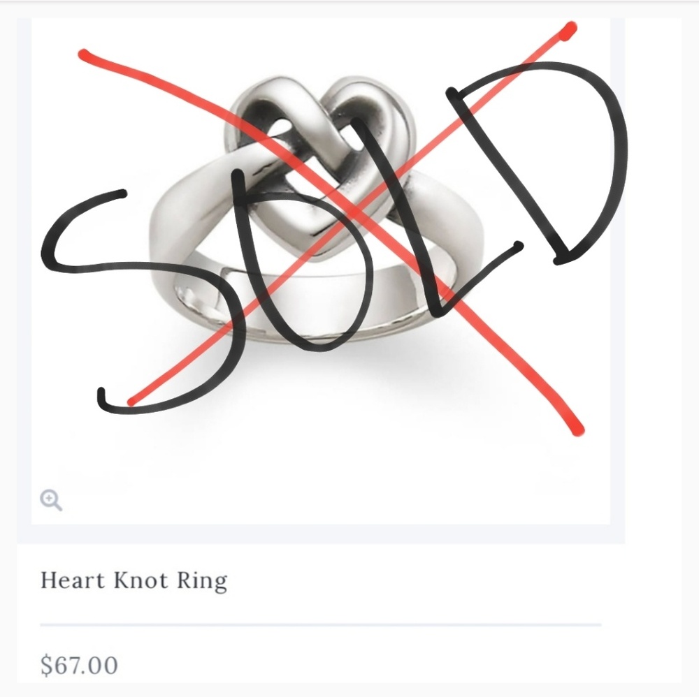 James Avery Heart Knot Ring